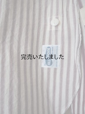 画像12: allinone(オールインワン) PERSONA shirts-シャツ- ブラウンストライプ