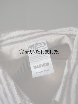 画像13: allinone(オールインワン) PERSONA shirts-シャツ- ブラウンストライプ