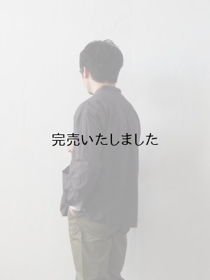 画像2: allinone(オールインワン) SMOCK GROWTH-シャツ- ソフトコットンタイプライター チャコール