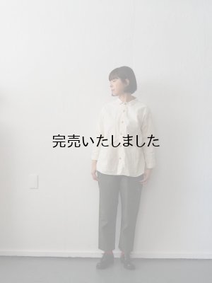 画像4: allinone(オールインワン) SMOCK GROWTH-シャツ-ソフトコットンタイプライター オフホワイトXSサイズ(レディース)