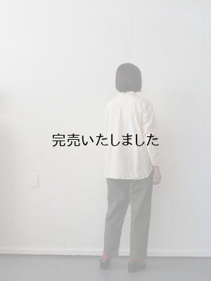 画像6: allinone(オールインワン) SMOCK GROWTH-シャツ-ソフトコットンタイプライター オフホワイトXSサイズ(レディース)