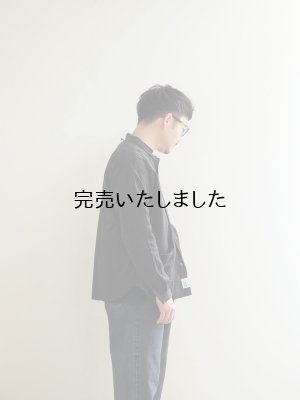 画像2: 【再入荷】allinone(オールインワン) SMOCK GROWTH shirts-21w corduroy チャコール