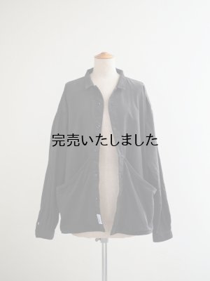 画像9: 【再入荷】allinone(オールインワン) SMOCK GROWTH shirts-21w corduroy チャコール