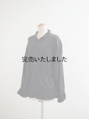 画像8: 【再入荷】allinone(オールインワン) SMOCK GROWTH shirts-21w corduroy チャコール