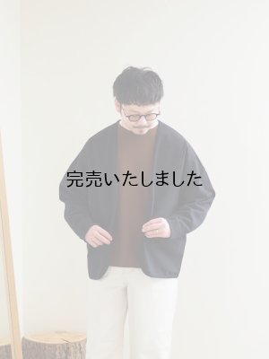 画像1: alvana(アルヴァナ) FADE CARDIGAN ブラック