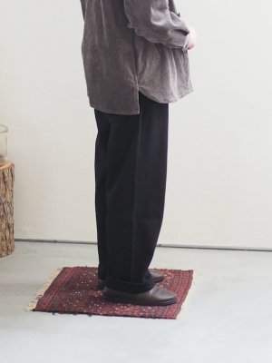 画像2: alvana(アルヴァナ) BHARAT DENIM STRAIGHT PANTS - インクブラック
