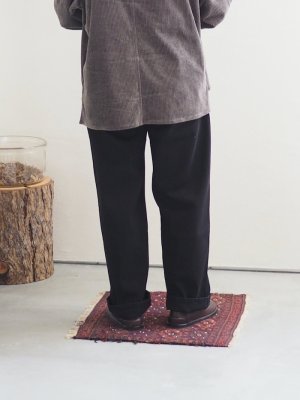 画像3: alvana(アルヴァナ) BHARAT DENIM STRAIGHT PANTS - インクブラック