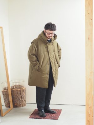 画像17: Still By Hand(スティルバイハンド) ウールシルクネップイージーテーパードパンツ チャコール