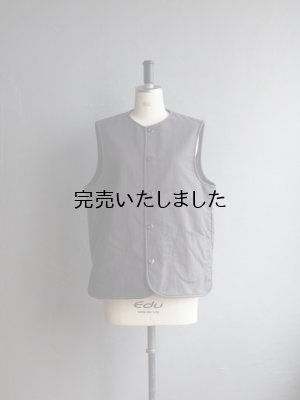 画像7: 【再入荷】ARAN(アラン) ナイロンタフタ ライナーベスト ダークグレー
