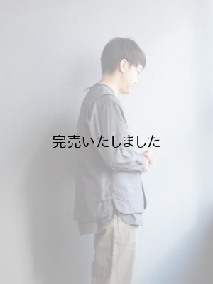 画像2: 【再入荷】ARAN(アラン) ナイロンタフタ ライナーベスト ダークグレー