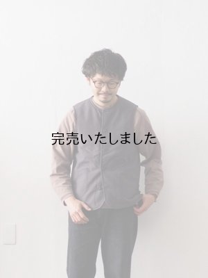 画像4: 【再入荷】ARAN(アラン) ナイロンタフタ ライナーベスト ダークグレー