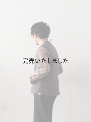 画像5: 【再入荷】ARAN(アラン) ナイロンタフタ ライナーベスト ダークグレー