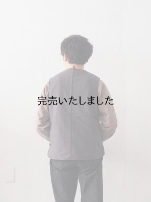 画像6: 【再入荷】ARAN(アラン) ナイロンタフタ ライナーベスト ダークグレー