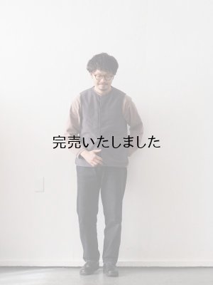 画像21: 【再入荷】ARAN(アラン) ナイロンタフタ ライナーベスト ダークグレー