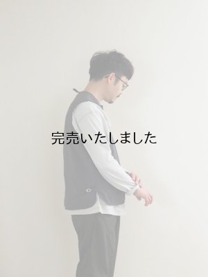 画像2: ARAN(アラン) ナイロンリップ ライナーベスト チャコール