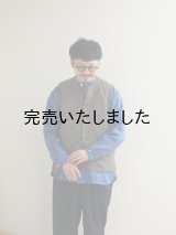 【再入荷】ARAN(アラン) ナイロンリップ ライナーベスト アーミーグリーン