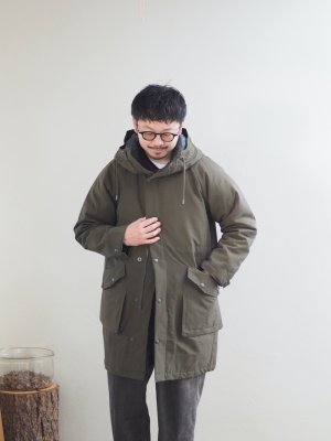 画像1: ARAN(アラン) SWD PARKA(QUILT)-スウェーデンパーカ(シンサレート)-カーキ