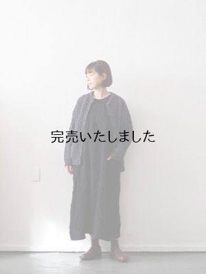 画像16: aran woollen mills(アランウーレンミルズ) カーディガン ネイビーグレー