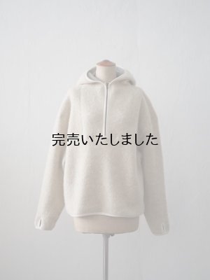 画像4: ASEEDONCLOUD(アシードンクラウド) Reversible pajama hoodie オフホワイト