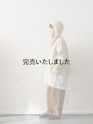 画像18: ASEEDONCLOUD(アシードンクラウド) Reversible pajama hoodie オフホワイト