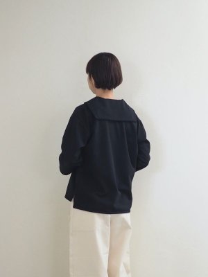 画像5: ASEEDONCLOUD(アシードンクラウド) Sailing sweatshirt Sailing pile ブラック
