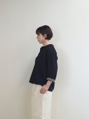 画像2: ASEEDONCLOUD(アシードンクラウド) Sailing sweatshirt Sailing pile ブラック