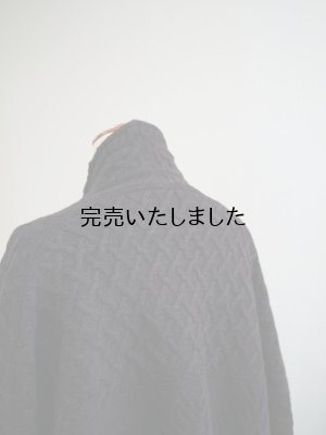 画像14: ASEEDONCLOUD(アシードンクラウド) Cable big cardigan ブラック