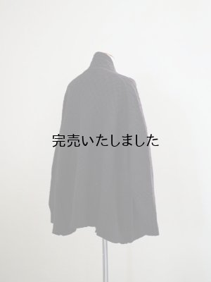 画像8: ASEEDONCLOUD(アシードンクラウド) Cable big cardigan ブラック