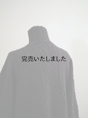 画像10: ASEEDONCLOUD(アシードンクラウド) Cable sweater ブラック