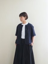 ASEEDONCLOUD(アシードンクラウド) Bird’s ditty vest ネイビー(Embroidery linen)