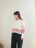 ASEEDONCLOUD(アシードンクラウド) Seiyako jacquard blouse オフホワイト
