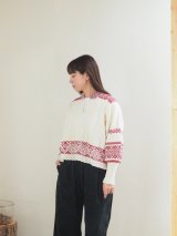 ASEEDONCLOUD(アシードンクラウド) Seiyako jacquard blouse オフホワイト