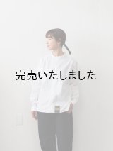 ASEEDONCLOUD(アシードンクラウド) Handwerker-ハンドベイカー- HW collarless shirt ホワイト