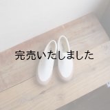 ASAHI(アサヒ) DECK-デッキシューズ(スリッポン)-レディース ホワイト / ベージュ