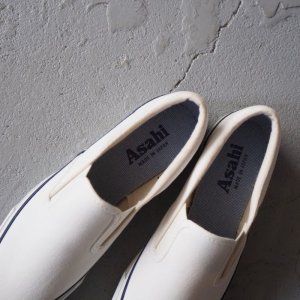 画像3: ASAHI(アサヒ) DECK-スリッポン- レディース ホワイト