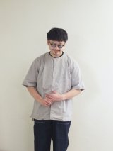 ASEEDONCLOUD(アシードンクラウド) Handwerker-ハンドベイカー- HW short sleeve shirt キャメルチェック