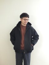 alvana(アルヴァナ) DUCK WOOL DETROIT PARKA -ダックウールデトロイトパーカー- BLACK