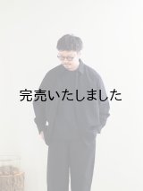 alvana(アルヴァナ) WOOL MILLING SHIRTS インクブラック
