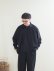 画像1: alvana(アルヴァナ) WOOL MILLING SHIRTS インクブラック (1)