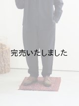 alvana(アルヴァナ) WOOL LINEN MILLING EASY PANTS インクブラック