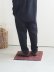 画像3: alvana(アルヴァナ) WOOL LINEN MILLING EASY PANTS インクブラック
