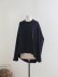 画像1: alvana(アルヴァナ) FADE BALLOON L/S PO ブラック (1)