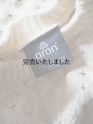 画像11: aran woollen mills（アランウーレンミルズ) ケーブル編みニット-KIDS XXLサイズ- エクル