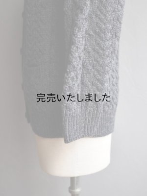 画像10: aran woollen mills(アランウーレンミルズ) カーディガン ネイビーグレー