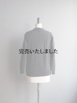 画像6: aran woollen mills(アランウーレンミルズ) カーディガン ネイビーグレー