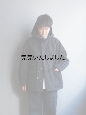 画像3: Still By Hand(スティルバイハンド)ソロテックスフードコート ブラック