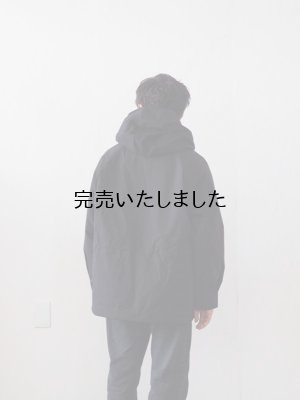 画像2: Still By Hand(スティルバイハンド)ソロテックスフードコート ブラック