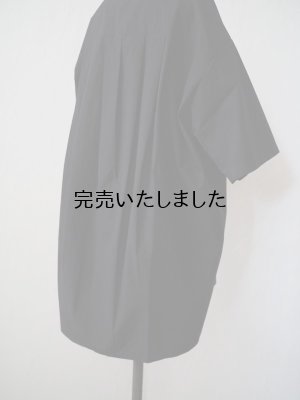 画像14: pub(ピューブ) コットンワッシャー フライフロントブラウス ブラック