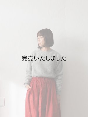 画像1: BRICK(ブリック) SHAGGY CREW NECK SWEATER-シャギードッグセータークルーネック-シルバー