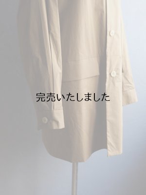 画像11: Still By Hand(スティルバイハンド) オーガニックコットンタイプライターフードコート カーキ